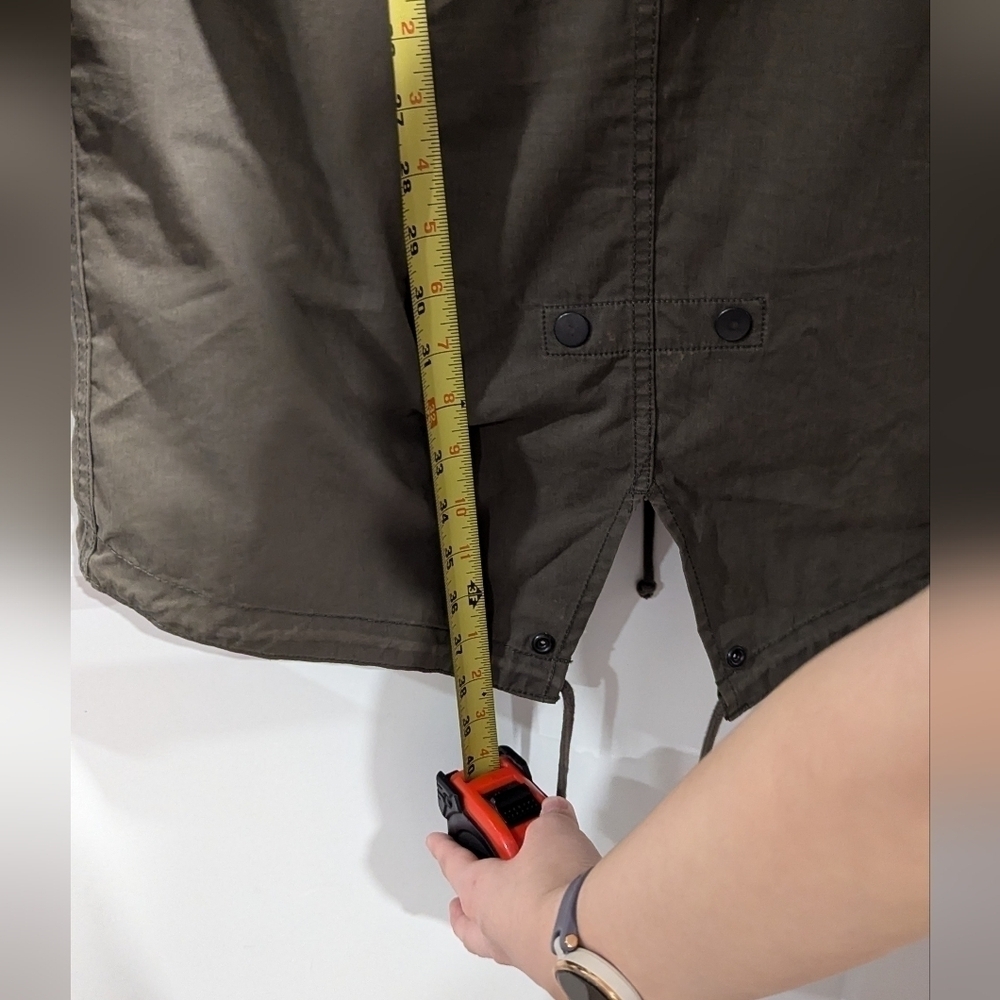 Aritzia Olive Green Parka with Faux Fur Hood Trim - Picture 9 of 16